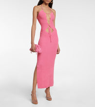 Bananhot Havana cutout ribbed-knit beach dress