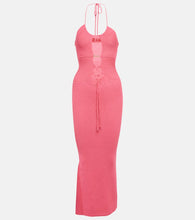 Bananhot Havana cutout ribbed-knit beach dress. Bananhot Havana 镂空罗纹针织沙滩裙