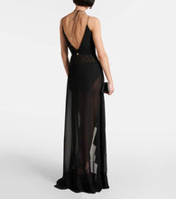 Bananhot Isabel ruffled chiffon maxi dress