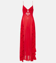 Bananhot Isabel ruffled cutout maxi dress
