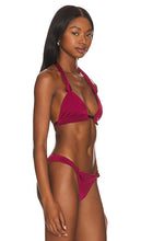 Bananhot Tai Bikini Top in Wine
