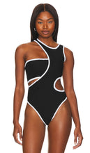 Baobab Bianca Cut Out Bodysuit in Navy