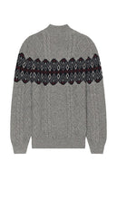 Barbour Alwinton Half Zip in Grey
