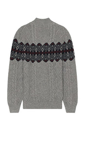 Barbour Alwinton Half Zip in Grey