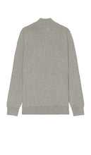Barbour Half Zip Sweater in Grey