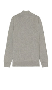 Barbour Half Zip Sweater in Grey
