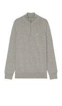Barbour Half Zip Sweater in Grey - Pull Barbour demi-zippé en gris - Barbour 灰色半拉链毛衣 - Barbour-Pullover mit halbem Reißverschluss in Grau - Barbour 하프 지퍼 스웨터그레이 색상 - Maglione Barbour con mezza zip in grigio