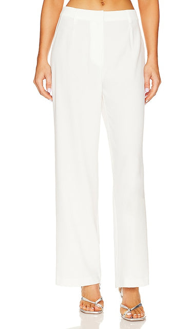 Bardot Callista Pant in Ivory - Pantalon Bardot Callista en ivoire - Bardot Callista 象牙色长裤 - Bardot Callista Hose in Elfenbein - Bardot 칼리스타 팬츠 - Pantaloni Bardot Callista in avorio