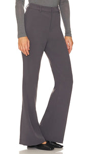 Bardot Halifax Slim Flare Pant in Charcoal