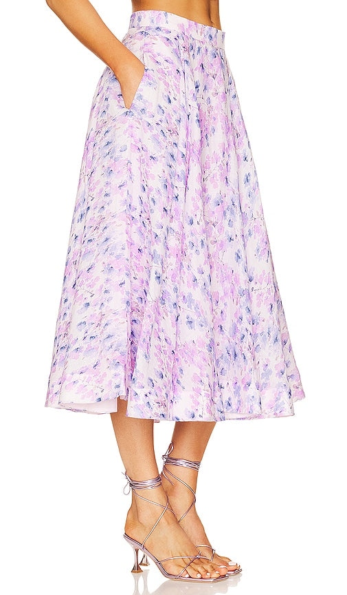 Bardot Mirabelle Midi Skirt in Lavender