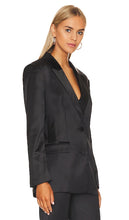 Bardot Nyah Satin Blazer in Black