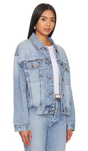 Bardot Relaxed Denim Jacket in Blue
