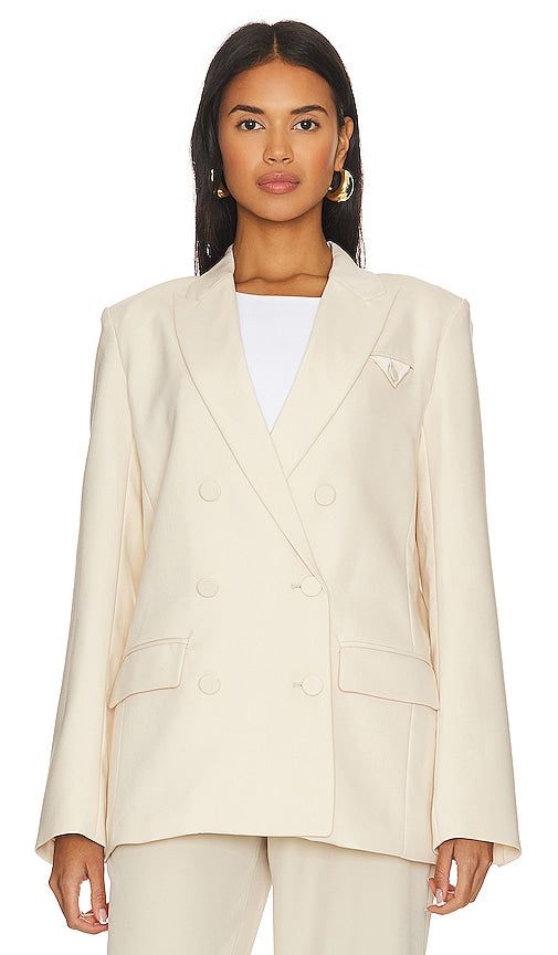 Bardot Sloane Classic Blazer in Beige