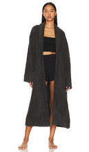 Barefoot Dreams CozyChic Skull Robe in Black