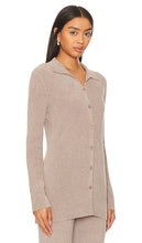 Barefoot Dreams CozyChic Ultra Lite Ribbed Button Down Cardi in Grey