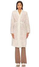 Barefoot Dreams Cozychic Longhorn Skull Robe in Cream