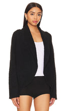 Barefoot Dreams Cozytwist Cocoon Cardigan in Black