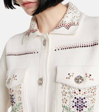 Barrie Embellished cashmere blend jacket