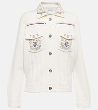 Barrie Embellished cashmere blend jacket