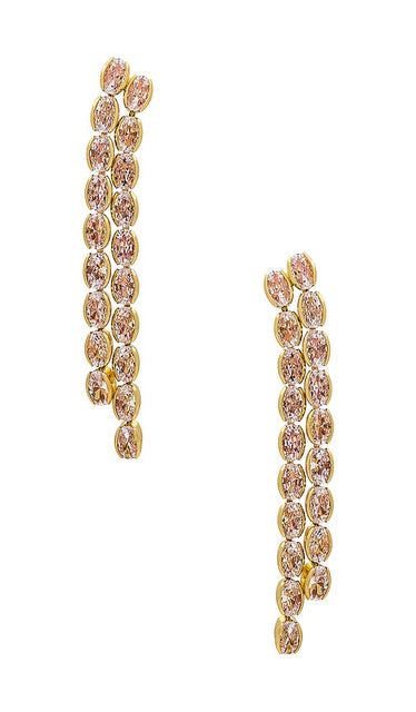 BaubleBar Ava Earrings in Metallic Gold