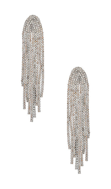 BaubleBar Daniella Earrings in Metallic Silver