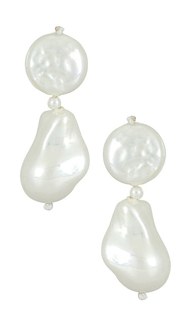 BaubleBar Ella Earrings in Ivory