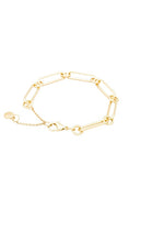 BaubleBar Emma Bracelet in Metallic Gold