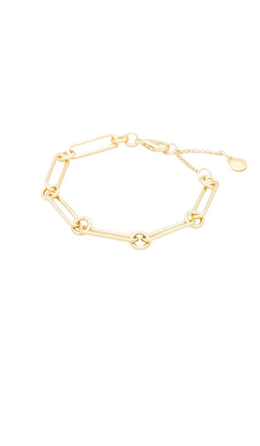 BaubleBar Emma Bracelet in Metallic Gold