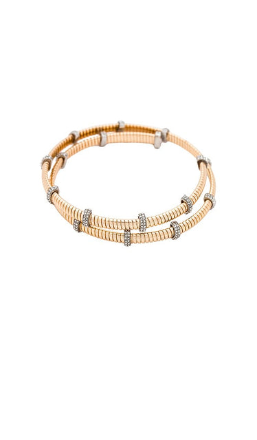 BaubleBar Eve Cuff Bracelet in Metallic Gold