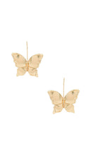 BaubleBar Flutter Away Earrings in Metallic Gold