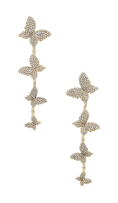 BaubleBar Free as Can Be Earrings in Metallic Gold