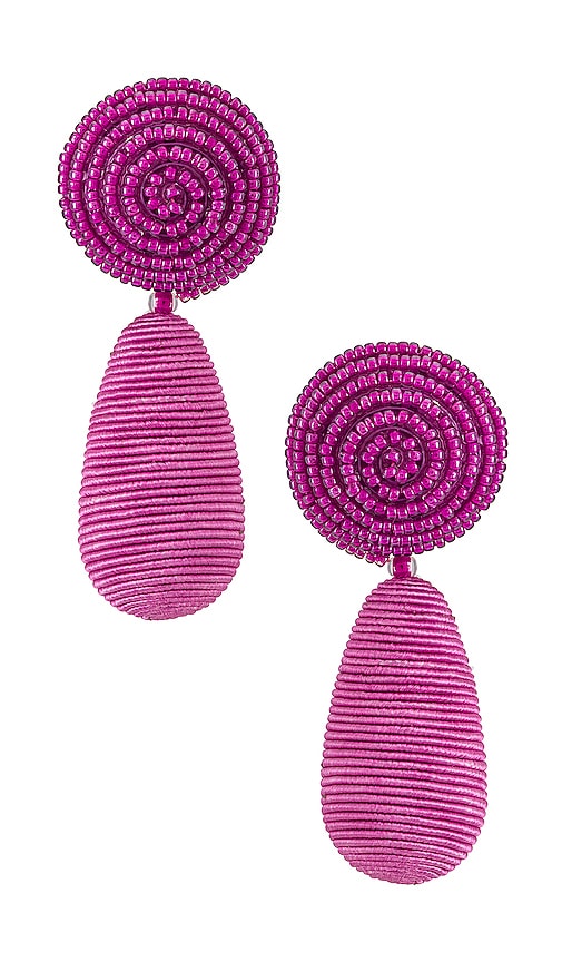 BaubleBar Jayna Earrings in Fuchsia