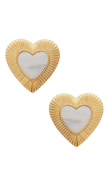 BaubleBar Liza Earrings in Metallic Gold