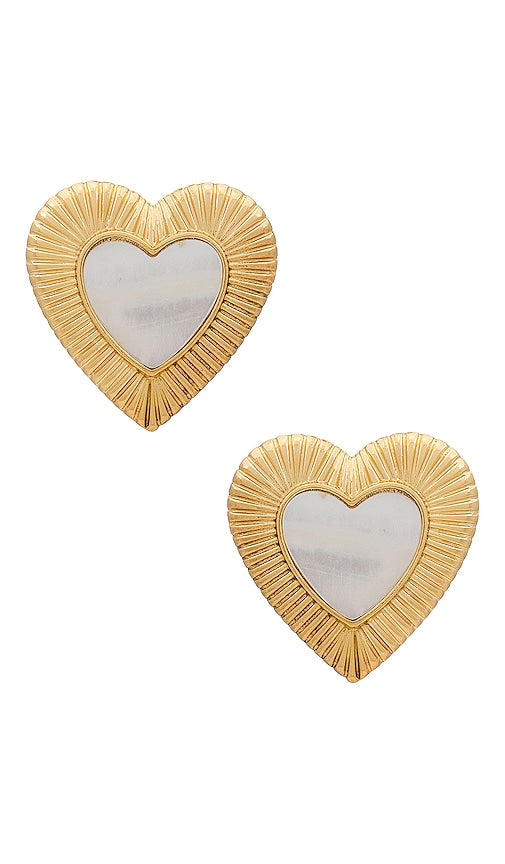 BaubleBar Liza Earrings in Metallic Gold