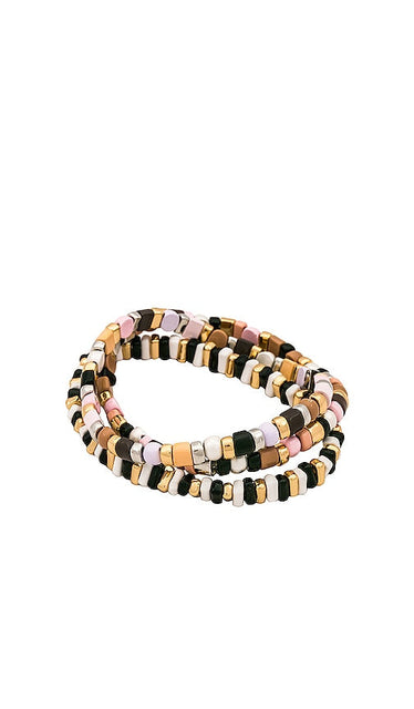 BaubleBar Maddi Bracelet Set in Brown