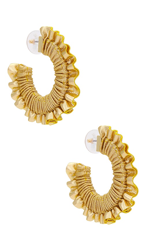 BaubleBar Mary Earrings in Metallic Gold