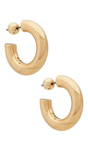 BaubleBar Small Delia Earrings in Metallic Gold