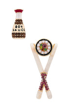 BaubleBar Soy Cute Earring Set in Cream