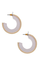 BaubleBar Viola Earrings in White
