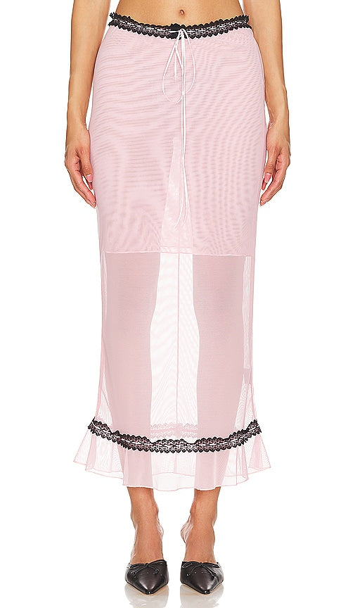 Bella Venice The Katarina Skirt in Blush - Bella Venice La jupe Katarina en Blush - Bella Venice The Katarina 腮红裙 - Bella Venice Der Katarina-Rock in Blush - Bella Venice 카타리나 스커트 - Bella Venice La gonna Katarina in blush
