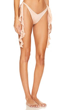 Belle The Label Flounce Bikini Bottom in Nude