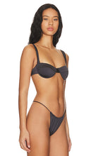 Belle The Label Lucia Bikini Top in Grey