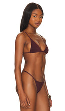 Belle The Label Siempre Bikini Top in Wine