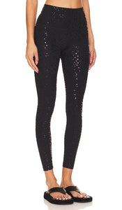 Beyond Yoga High Waisted Midi Legging in Black