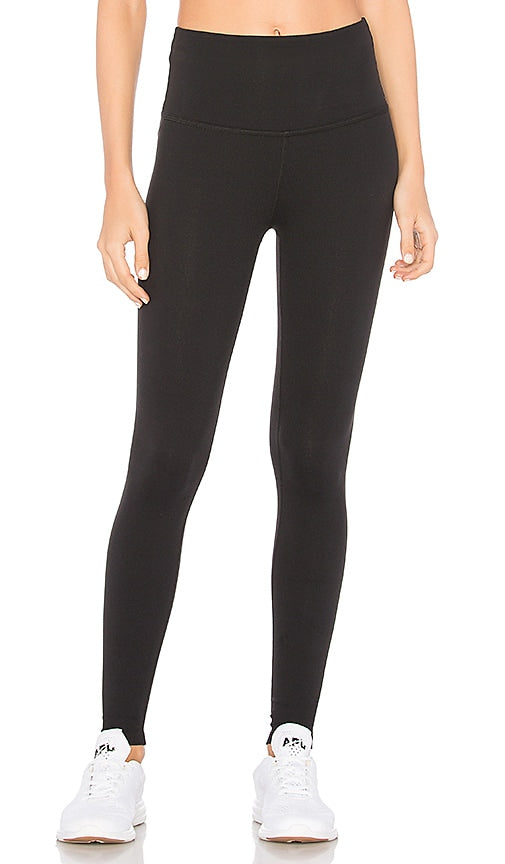 Beyond Yoga High Waisted Midi Legging in Black - Beyond Yoga - Legging mi-long taille haute en noir - Beyond Yoga 黑色高腰中长打底裤 - Beyond Yoga Midi-Leggings mit hoher Taille in Schwarz - Beyond Yoga 하이웨이스트 미디 레깅스 블랙 색상 - Legging midi a vita alta Beyond Yoga in nero