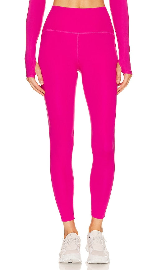 Beyond Yoga Powerbeyond High Waisted Midi Legging in Fuchsia - Beyond Yoga - Legging mi-long taille haute Powerbeyond fuchsia - Beyond Yoga Powerbeyond 紫红色高腰中长打底裤 - Beyond Yoga Powerbeyond Midi-Leggings mit hoher Taille in Fuchsia - Beyond Yoga Powerbeyond 하이웨이스트 미디 레깅스 - Beyond Yoga Powerbeyond Legging midi a vita alta in fucsia