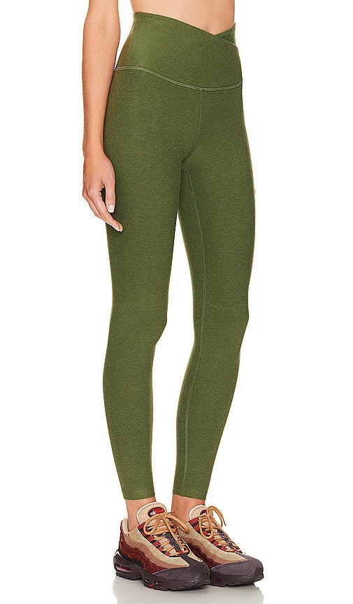 Beyond Yoga Spacedye At Your Leisure Midi Legging in Green