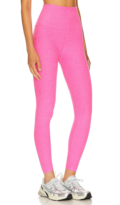 Beyond Yoga Spacedye Caught In The Midi High Waisted Legging in Pink