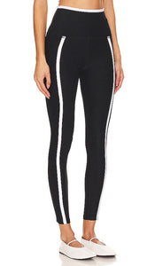 Beyond Yoga Spacedye New Moves High Waisted Midi Legging in Black