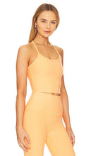 Beyond Yoga Spacedye Slim Racerback Cropped Tank in Orange